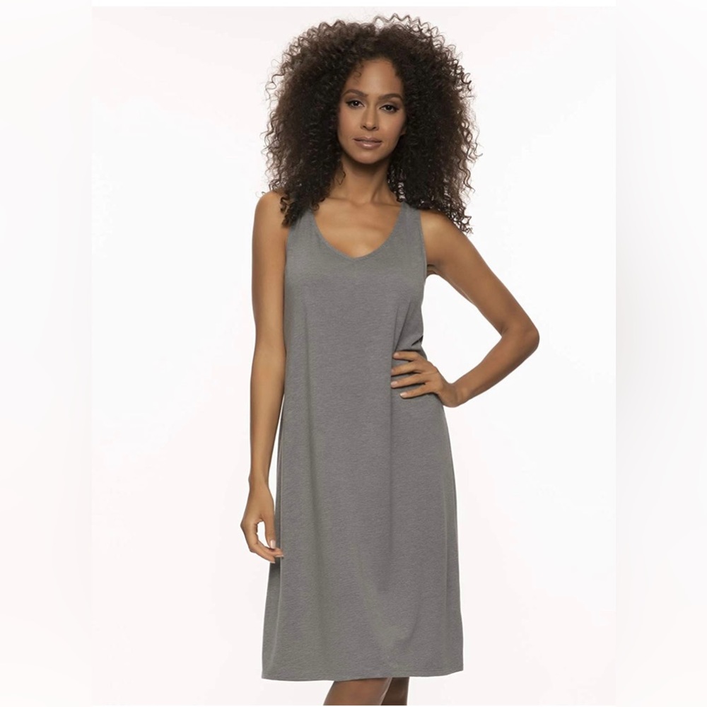 Felina Cotton Modal Sleep Dress Gray